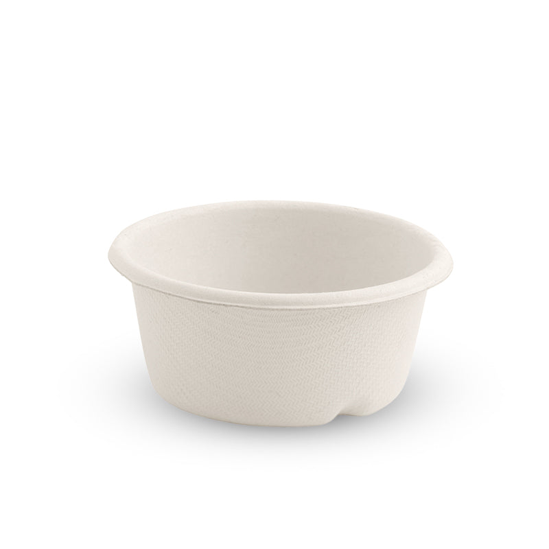 60ml White Bagasse Sauce Cups (10,000)