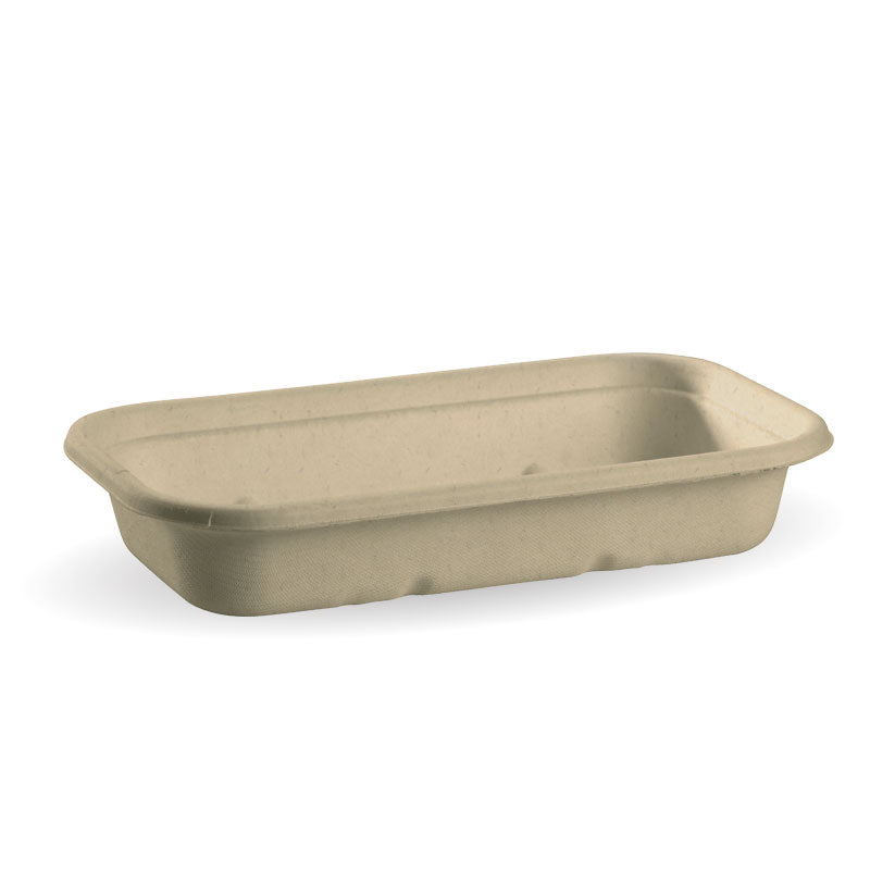 750ml Natural Bagasse Rectangular Base (5,000)