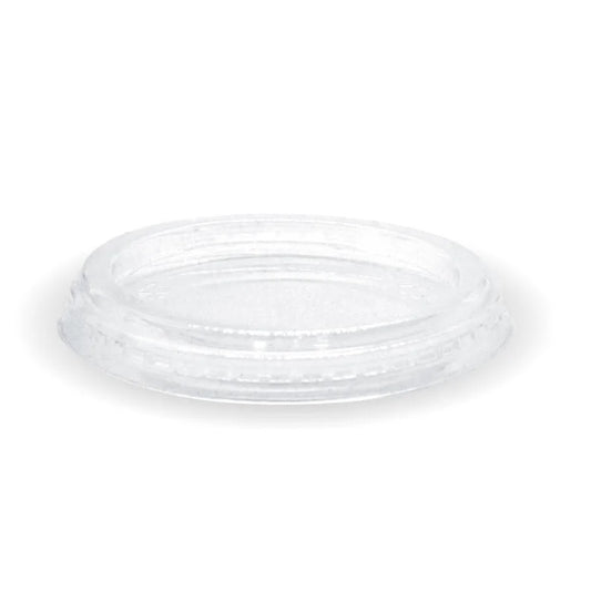 60ml Clear PLA Lids For Bagasse Sauce Cups (10,000)