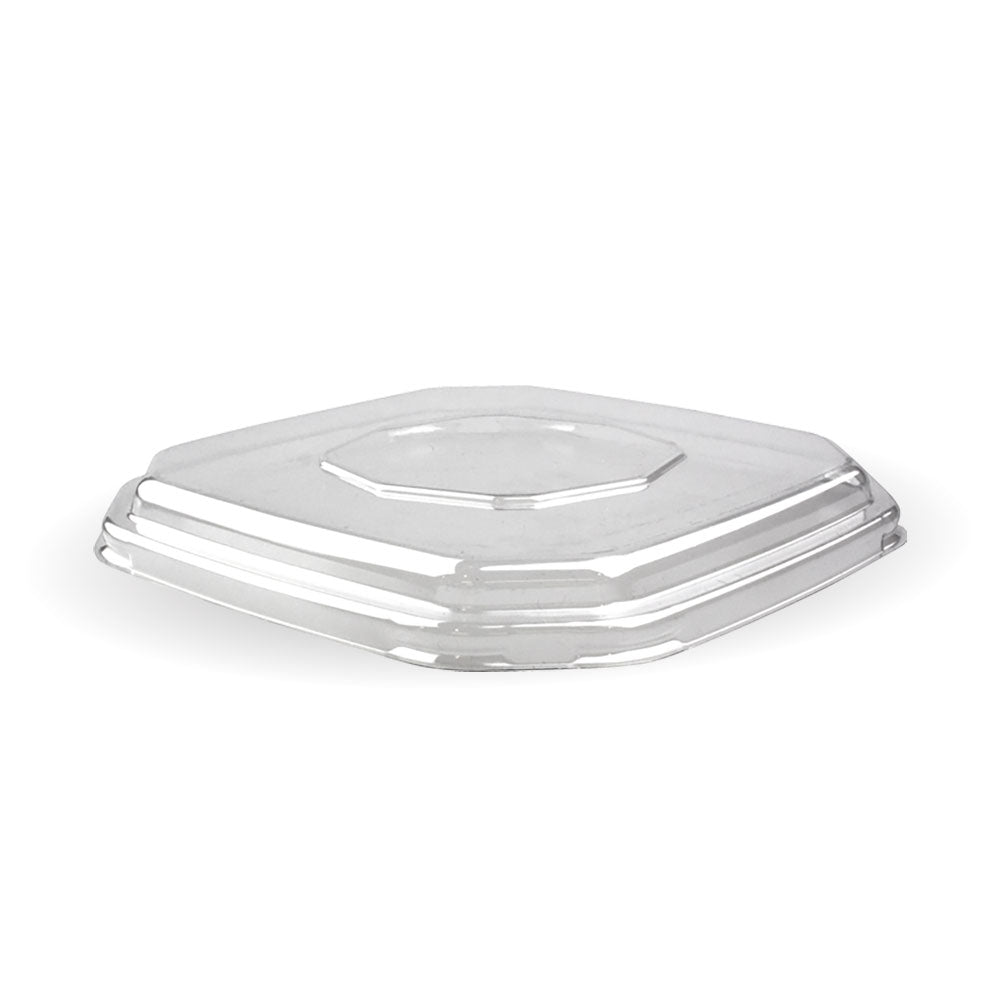 500/750ml Clear RPET Octagonal Base Lid (4,000)