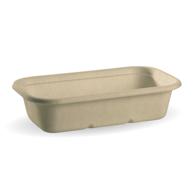 1000ml Natural Bagasse Rectangular Base (5,000)