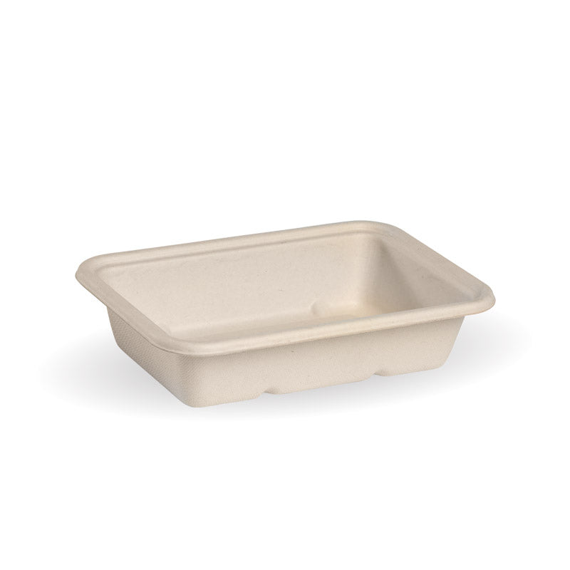 500ml Natural Bagasse Rectangular Base (5,000)